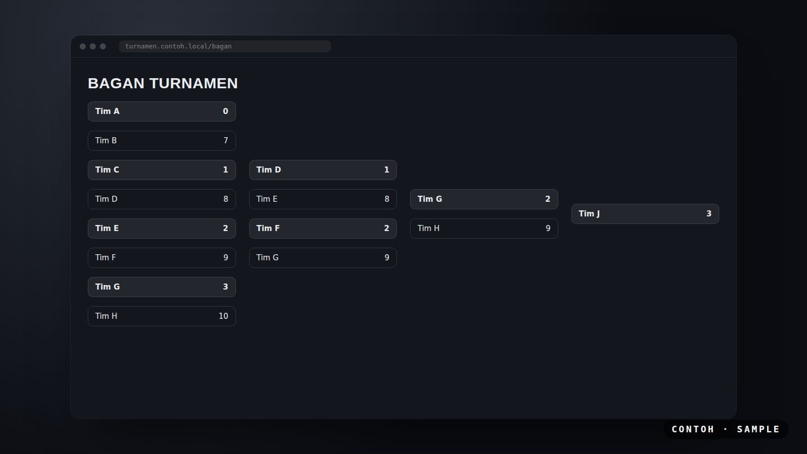 Sample cover image for events and tournaments